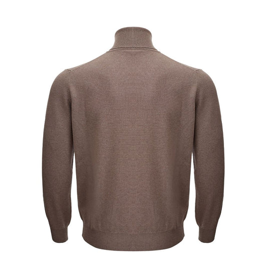 Brown Wool Sweater - SEHABRANDS