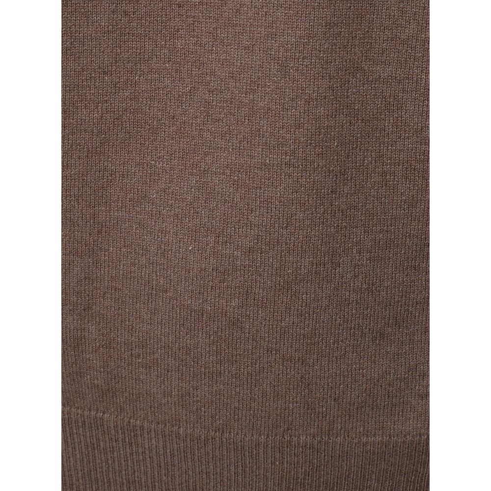 Brown Wool Sweater - SEHABRANDS