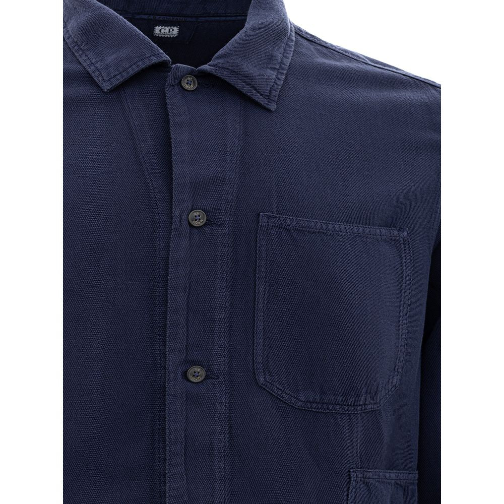 Blue Cotton Shirt - SEHABRANDS