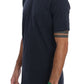 Chic Blue Cotton Crew-Neck Tee - SEHABRANDS