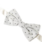 Dolce & Gabbana White Black Polka Dot Polyester Bow Tie Men