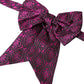 Dolce & Gabbana Purple Ribbon Silk Adjustable Neck Men Bow Tie