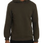 Elegant Green Cotton Hooded Sweater - SEHABRANDS