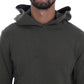 Elegant Green Cotton Hooded Sweater - SEHABRANDS