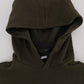 Elegant Green Cotton Hooded Sweater - SEHABRANDS