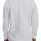 Elegant White Crewneck Cotton Sweater - SEHABRANDS