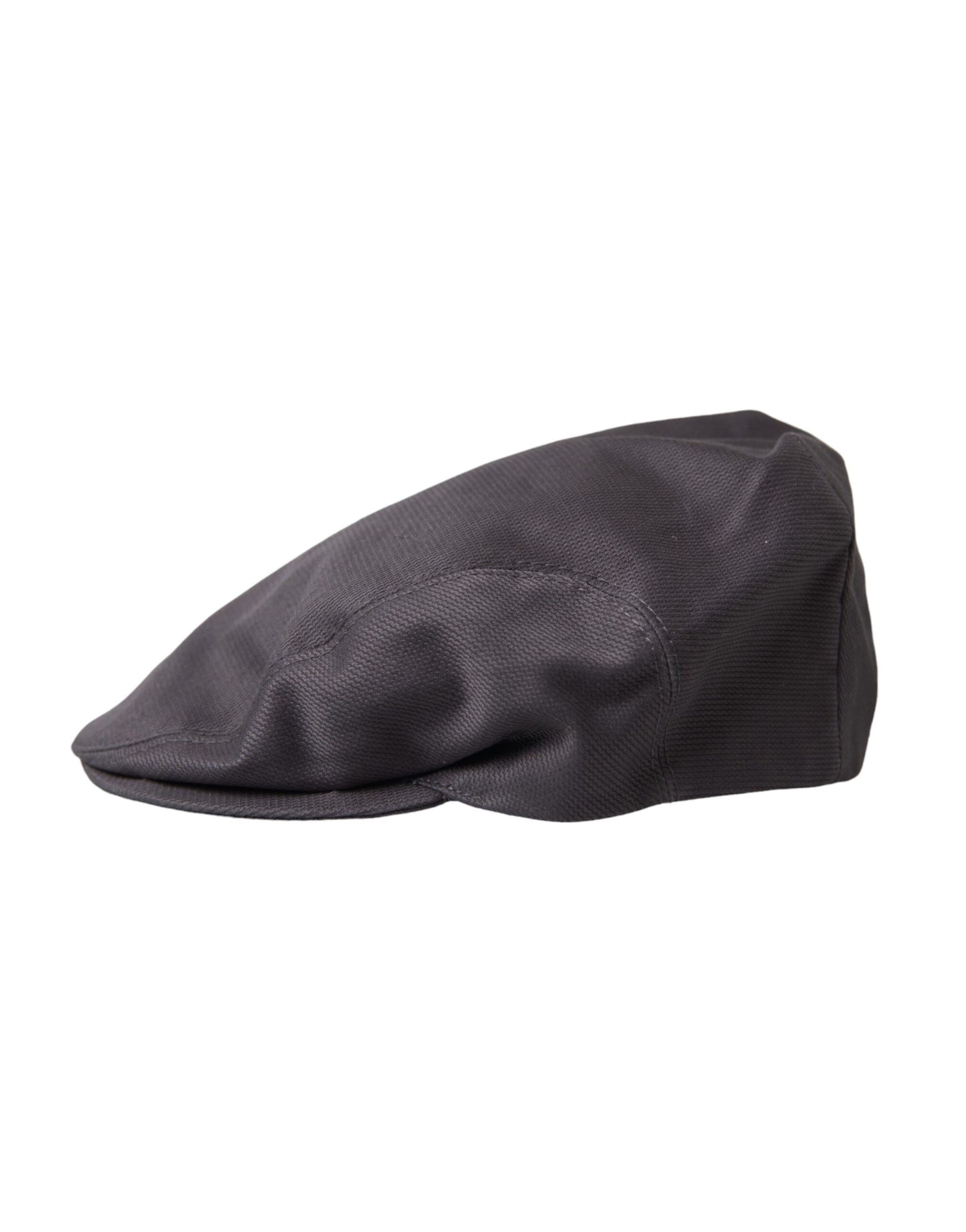 Dolce & Gabbana Gray Cotton Cloth Newsboy Hat Men