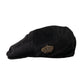 Dolce & Gabbana Black Corduroy Crown Newsboy Hat Men