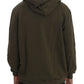 Elegant Green Full Zip Hooded Sweater - SEHABRANDS