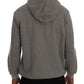 Sophisticated Gray Cotton Hooded Sweater - SEHABRANDS