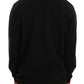 Elegant Black Cotton Crewneck Sweater - SEHABRANDS