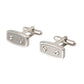 Dolce & Gabbana Silver Plated Metal Brass Pin Men Cufflinks