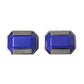 Dolce & Gabbana Silver Plated Brass Pin Crystal Cufflinks