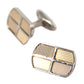 Dolce & Gabbana Silver Gold Plated Metal Brass Pin Cufflinks