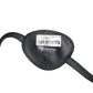 Dolce & Gabbana Black Calfskin Leather Metal DG Logo Eye Patch