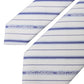 Dolce & Gabbana White Blue Stripes Silk Adjustable Tie