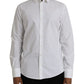 Dolce & Gabbana White Cotton Formal Dress Top SICILIA Shirt