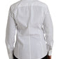 Dolce & Gabbana White Cotton Formal Dress Top SICILIA Shirt