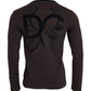 Dolce & Gabbana Brown DG Logo Crewneck Pullover Sweater