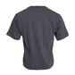 Dolce & Gabbana Gray Cotton Round Neck Short Sleeve T-shirt