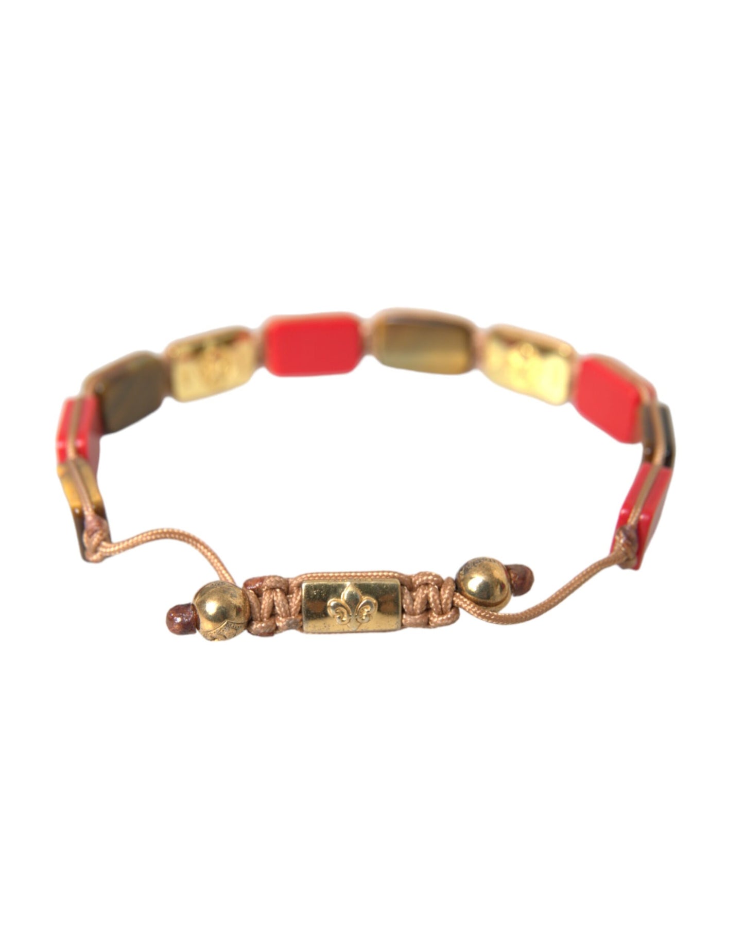 CZ Tiger Eye Red Coral 925 Silver Men Bracelet - SEHABRANDS