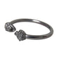 Black Rhodium Lion Bangle Bracelet Women - SEHABRANDS