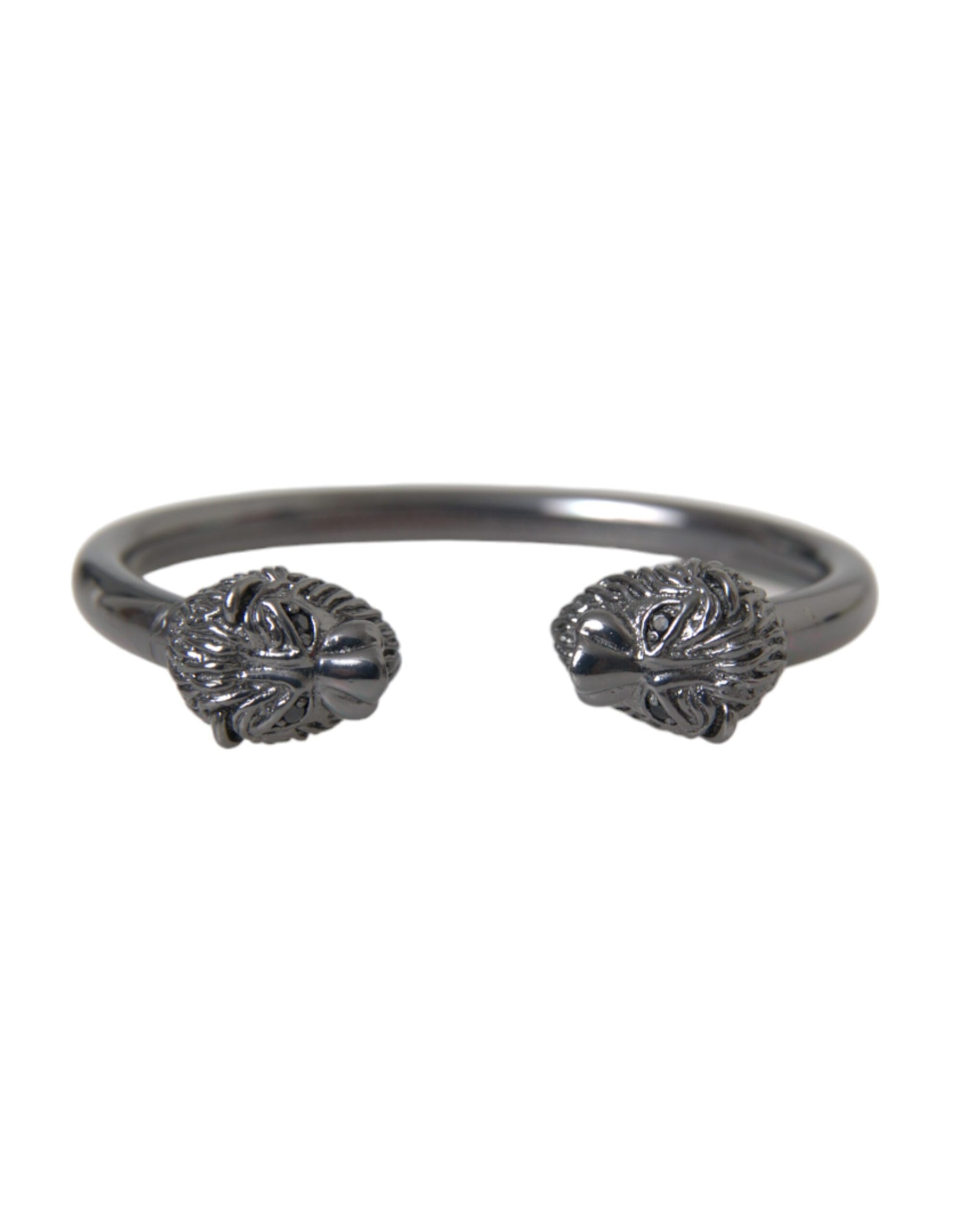 Black Rhodium Lion Bangle Bracelet Women - SEHABRANDS