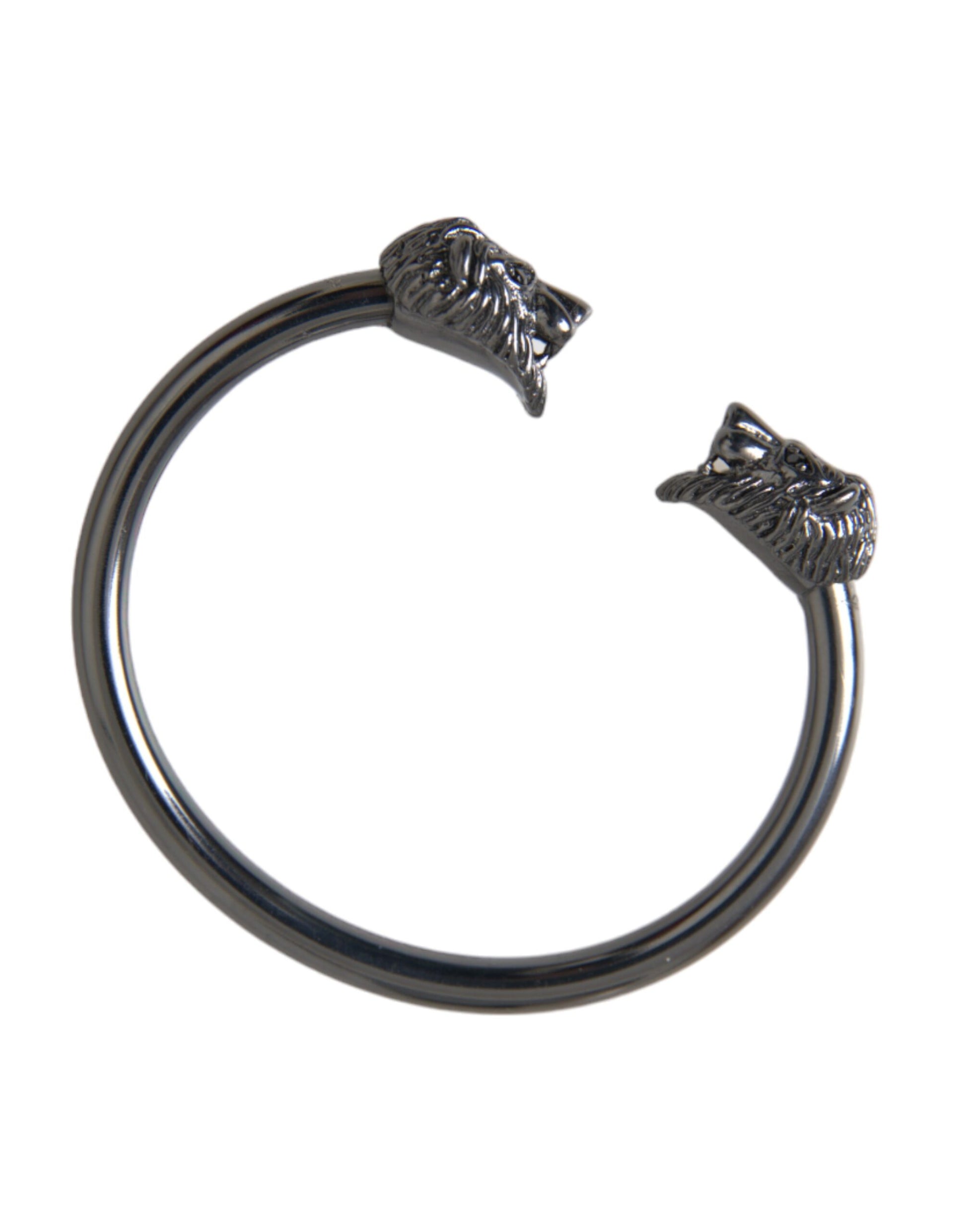 Black Rhodium Lion Bangle Bracelet Women - SEHABRANDS