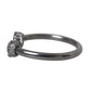 Black Rhodium Lion Bangle Bracelet Women - SEHABRANDS