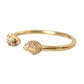 Gold CZ Lion Bangle Bracelet Women - SEHABRANDS