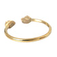 Gold CZ Lion Bangle Bracelet Women - SEHABRANDS