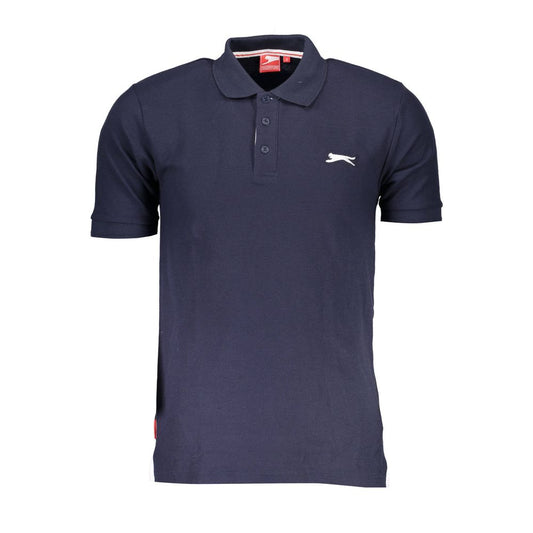 Blue Cotton Polo Shirt - SEHABRANDS