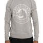 Chic Morellosaurs Crewneck Cotton Sweater - SEHABRANDS