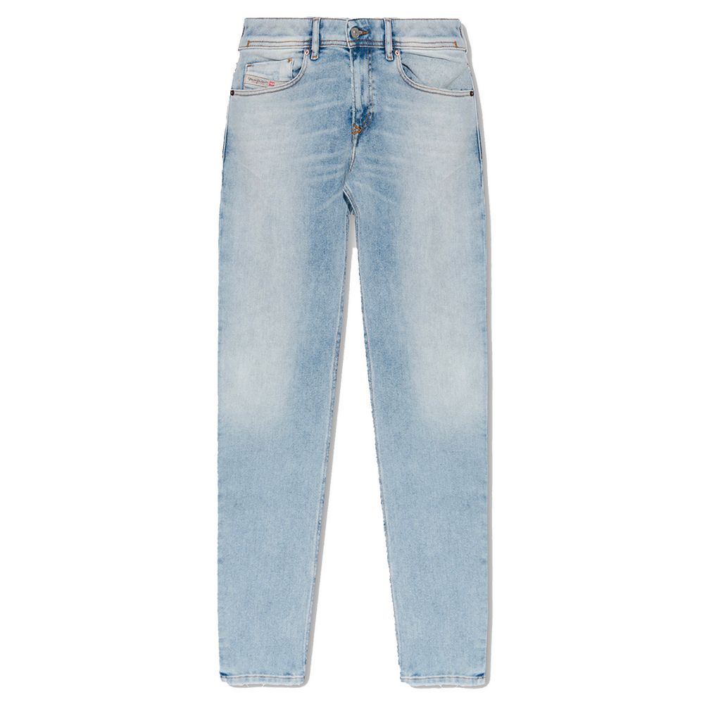 Light Blue Cotton Jeans & Pant - SEHABRANDS