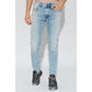 Light Blue Cotton Jeans & Pant - SEHABRANDS