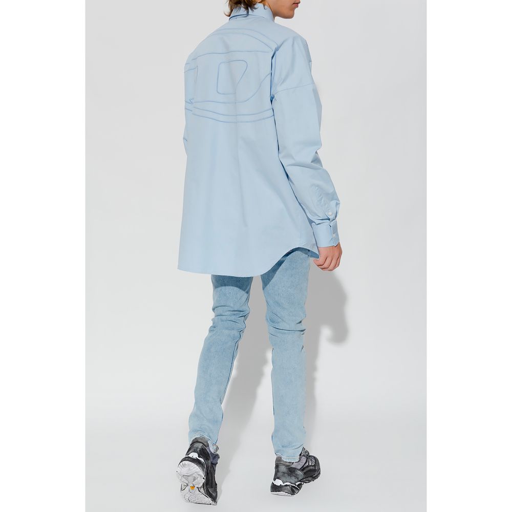 Light Blue Cotton Jeans & Pant - SEHABRANDS