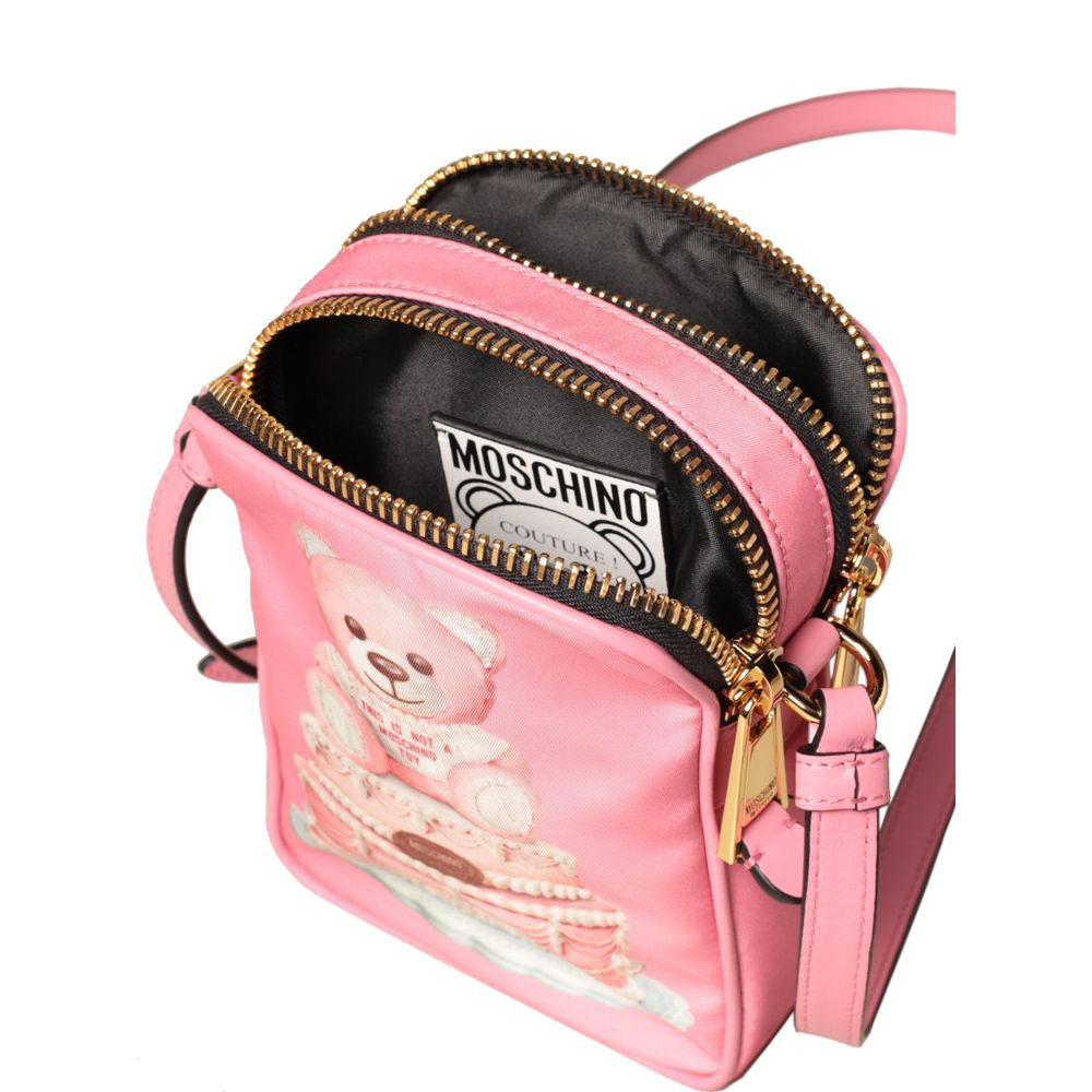 Pink Nylon Crossbody Bag - SEHABRANDS