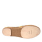 Dolce & Gabbana Multicolor Lemon Slip On Espadrilles Shoes