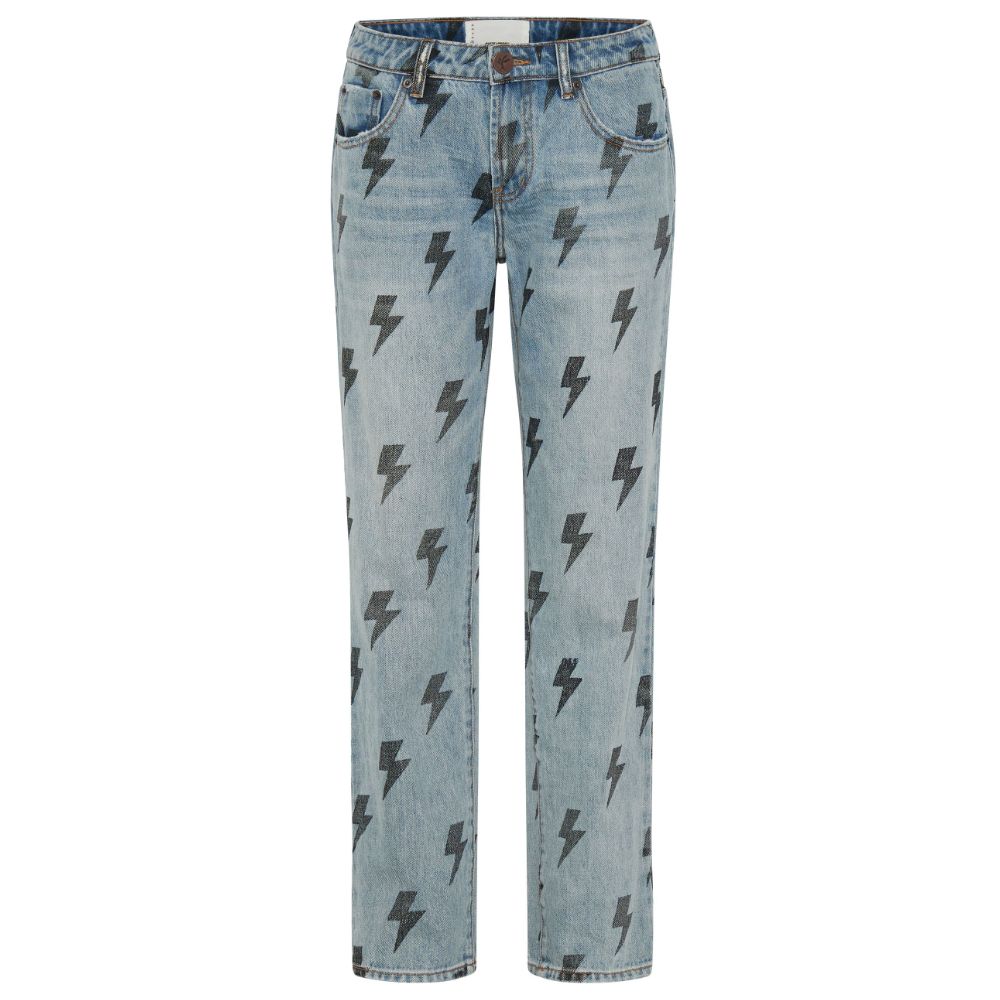 Light Blue Cotton Jeans & Pant - SEHABRANDS