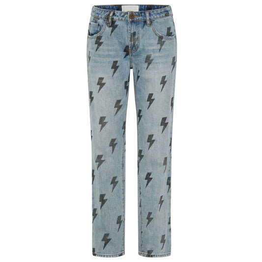 Light Blue Cotton Jeans & Pant - SEHABRANDS