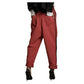 Red Cotton Jeans & Pant - SEHABRANDS