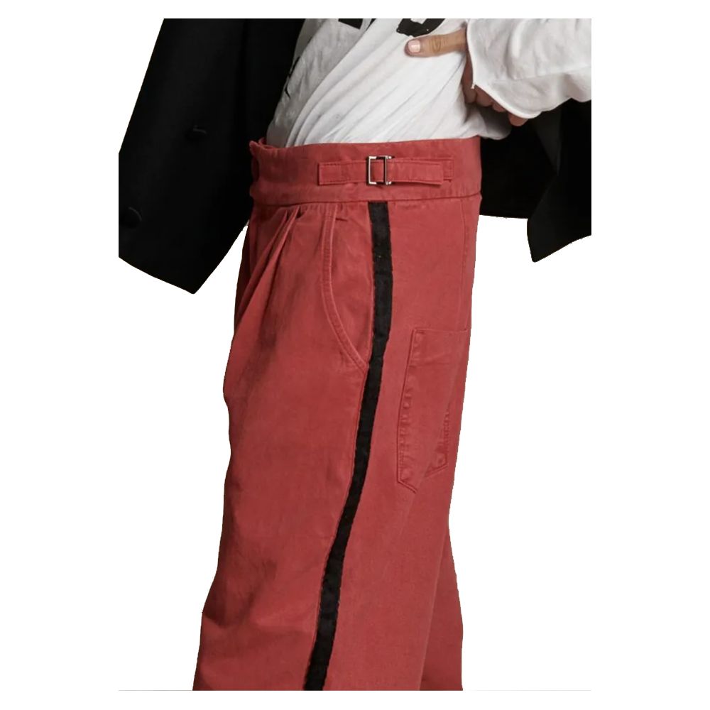 Red Cotton Jeans & Pant - SEHABRANDS