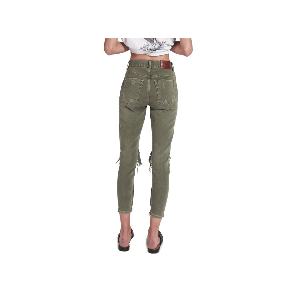 Green Cotton Jeans & Pant - SEHABRANDS