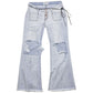 Light Blue Cotton Jeans & Pant - SEHABRANDS