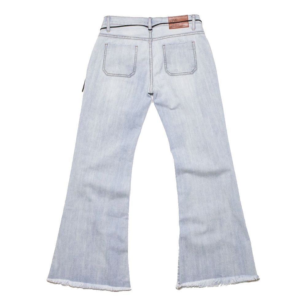 Light Blue Cotton Jeans & Pant - SEHABRANDS