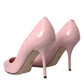 Dolce & Gabbana Light Pink Patent Leather Pumps Heels Shoes