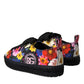 Dolce & Gabbana Multicolor Canvas Floral Espadrilles Sneakers Shoes