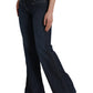 Dark Blue Cotton Bootcut Denim Jeans - SEHABRANDS