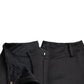 Black High Waist Capri Cropped Pants - SEHABRANDS