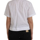 Dolce & Gabbana White Collared Short Sleeve Polo Shirt Top